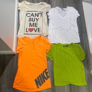 Lot of 4 shirts all size small